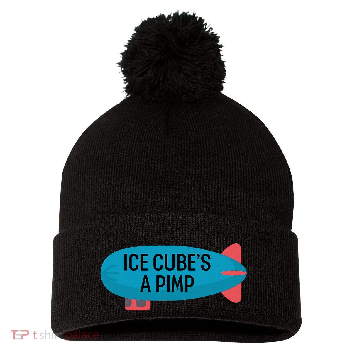 Ice CubeS A Pimp Pom Pom 12in Knit Beanie