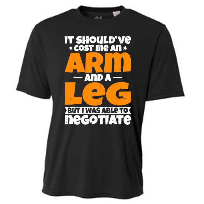 It Cost An Arm And A Leg Funny Amputation Leg Amputee Cooling Performance Crew T-Shirt