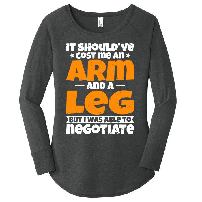 It Cost An Arm And A Leg Funny Amputation Leg Amputee Women's Perfect Tri Tunic Long Sleeve Shirt