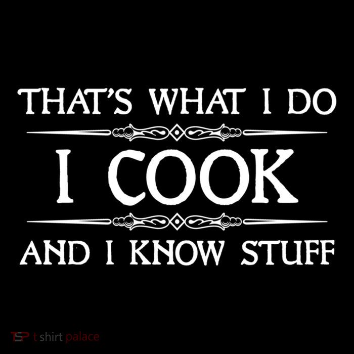I Cook And I Know Stuff Funny Chef Gift Youth Performance Sprint T-Shirt