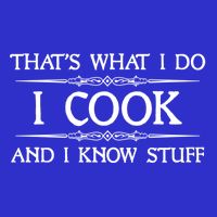 I Cook And I Know Stuff Funny Chef Gift Magnet