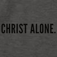 In Christ Alone Christian Jesus Christ Birthday Church Lover Vector Backpack