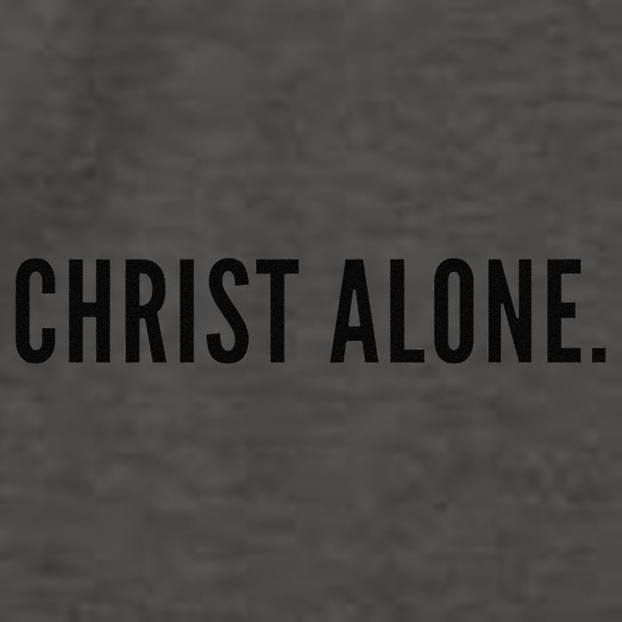 In Christ Alone Christian Jesus Christ Birthday Church Lover Vector Backpack