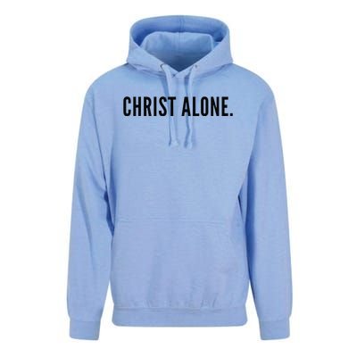 In Christ Alone Christian Jesus Christ Birthday Church Lover Unisex Surf Hoodie