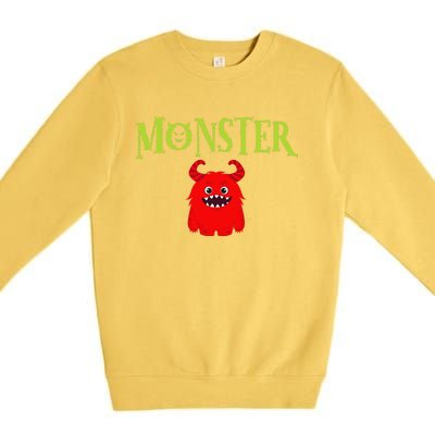 IVe Created A Monster Matching Mom Andset Premium Crewneck Sweatshirt