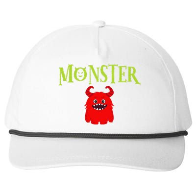 IVe Created A Monster Matching Mom Andset Snapback Five-Panel Rope Hat