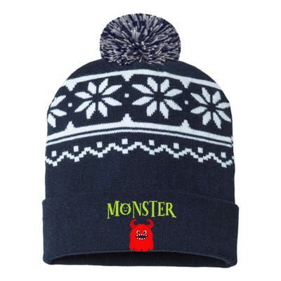 IVe Created A Monster Matching Mom Andset USA-Made Snowflake Beanie