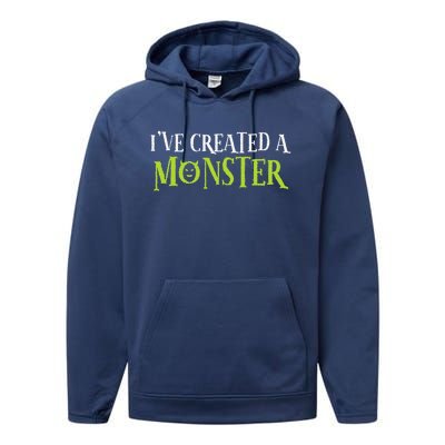 IVe Created A Monster Matching Mom Andset Performance Fleece Hoodie