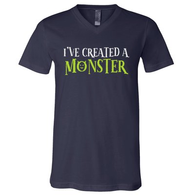 IVe Created A Monster Matching Mom Andset V-Neck T-Shirt