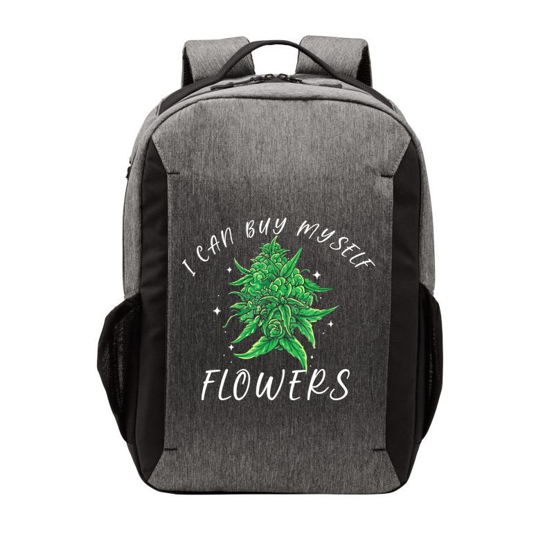 I Can Buy Myself Flowers Weed Funny 420 Day Cannabis Vector Backpack