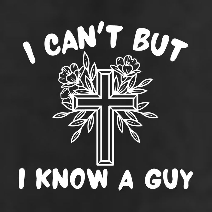 I CanT But I Know A Guy Jesus Cross Funny Christian Golf Towel