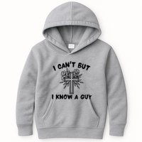 I CanT But I Know A Guy Jesus Cross Funny Christian Kids Hoodie