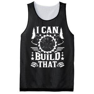 I Can Build That Carpenter Woodworking Carpentry Woodworker Mesh Reversible Basketball Jersey Tank