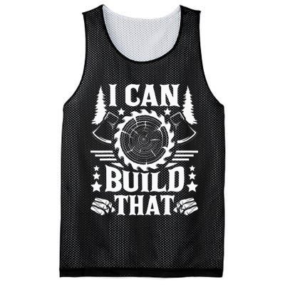 I Can Build That Carpenter Woodworking Carpentry Woodworker Mesh Reversible Basketball Jersey Tank