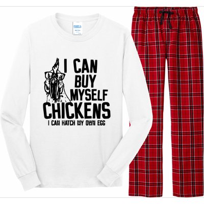 I Can Buy Myself Chicken Long Sleeve Pajama Set