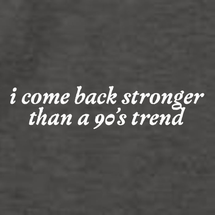 I Come Back Stronger Than A 90s Trend Vector Backpack