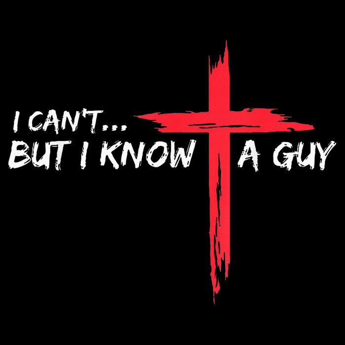 I Can't But I Know A Guy Jesus Cross Funny Christian Backpack