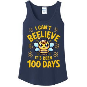 I CanT Believe Its Been 100 Days Funny Bee 100th Day School Ladies Essential Tank