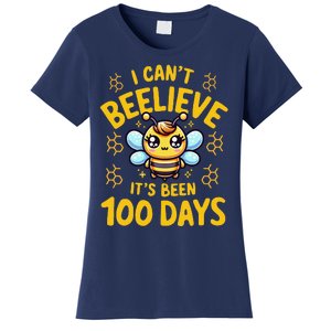 I CanT Believe Its Been 100 Days Funny Bee 100th Day School Women's T-Shirt