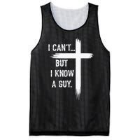 I Can But I Know A Guy Christian Faith Believer Religious Mesh Reversible Basketball Jersey Tank