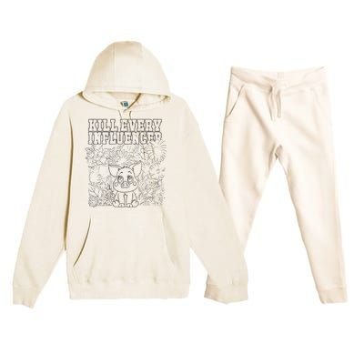 Iuencers Coloring Book Premium Hooded Sweatsuit Set