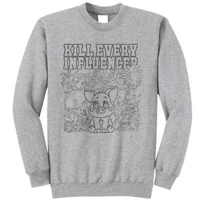 Iuencers Coloring Book Tall Sweatshirt