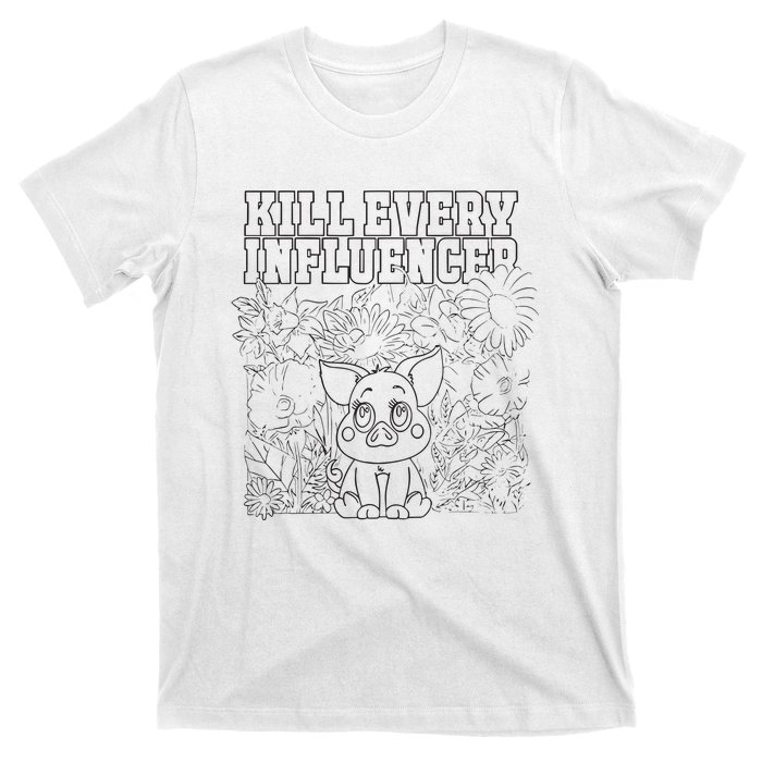 Iuencers Coloring Book T-Shirt