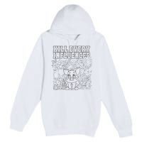 Iuencers Coloring Book Premium Pullover Hoodie