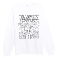 Iuencers Coloring Book Premium Crewneck Sweatshirt