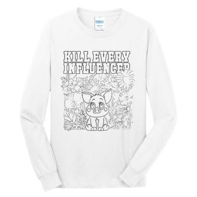 Iuencers Coloring Book Tall Long Sleeve T-Shirt