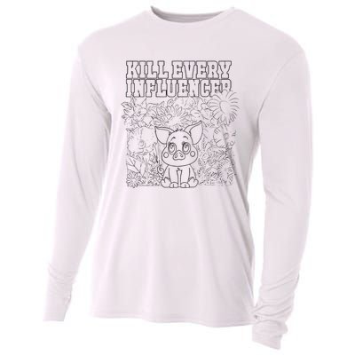 Iuencers Coloring Book Cooling Performance Long Sleeve Crew