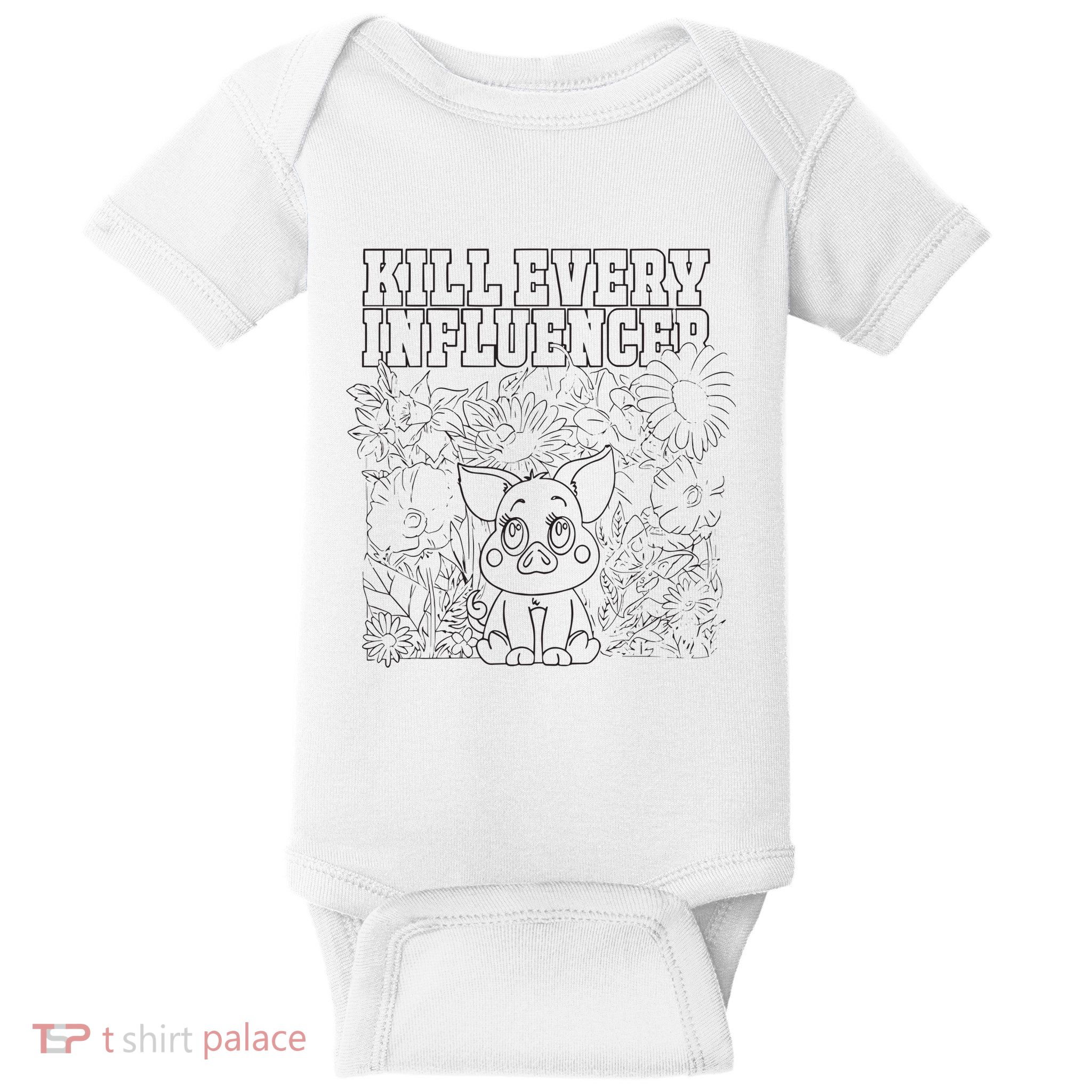 Iuencers Coloring Book Baby Bodysuit