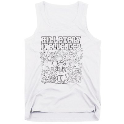 Iuencers Coloring Book Tank Top