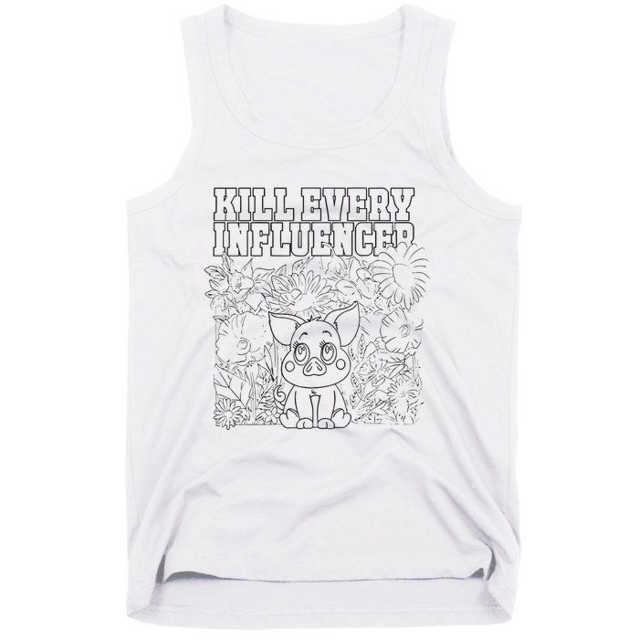 Iuencers Coloring Book Tank Top