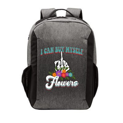 I Can Buy Myself Flowers Middle Finger Floral Vector Backpack