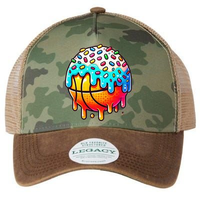 Ice Cream Basketball Drip Basketball Stuff Legacy Tie Dye Trucker Hat