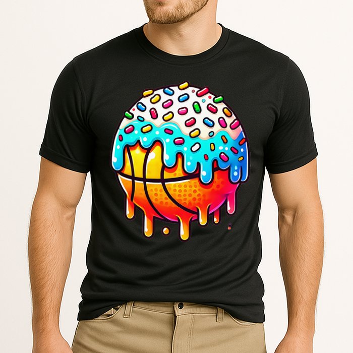 Ice Cream Basketball Drip Basketball Stuff Cooling Performance Crew T-Shirt