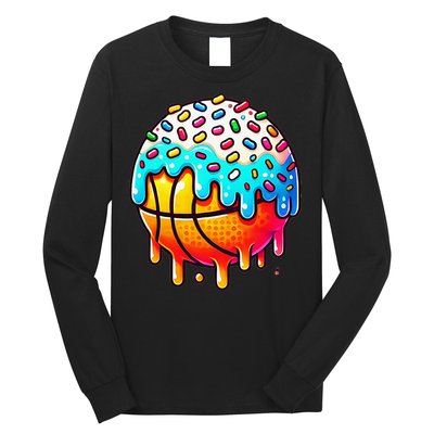 Ice Cream Basketball Drip Basketball Stuff Long Sleeve Shirt