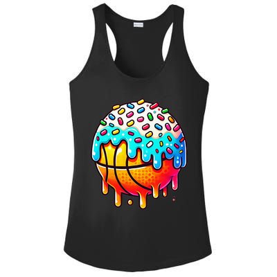 Ice Cream Basketball Drip Basketball Stuff Ladies PosiCharge Competitor Racerback Tank