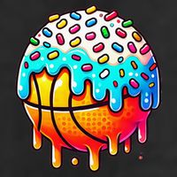 Ice Cream Basketball Drip Basketball Stuff Golf Towel