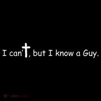 I Cant But I Know A Guy Jesus Christ Christian Son Of God Impact Tech Backpack