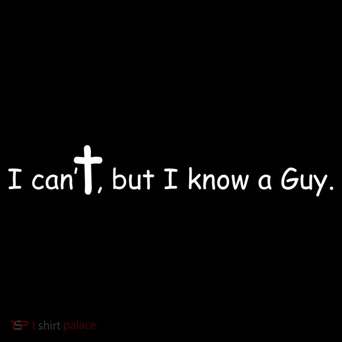 I Cant But I Know A Guy Jesus Christ Christian Son Of God Impact Tech Backpack
