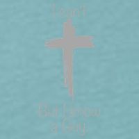 I Cant But I Know A Guy Funny Jesus Cross Christian Sueded Cloud Jersey T-Shirt