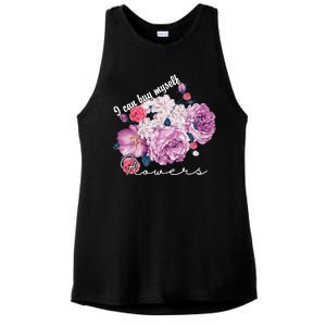 I Can Buy Myself Flowers Floral Self Love Ladies PosiCharge Tri-Blend Wicking Tank