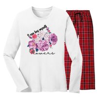 I Can Buy Myself Flowers Floral Self Love Women's Long Sleeve Flannel Pajama Set 