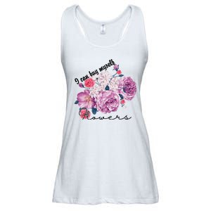 I Can Buy Myself Flowers Floral Self Love Ladies Essential Flowy Tank