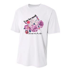 I Can Buy Myself Flowers Floral Self Love Youth Performance Sprint T-Shirt