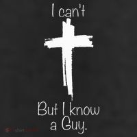 I Can't But I Know A Guy Jesus Cross Funny Christian 25L Jumbo Tote