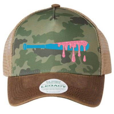 Ice Cream Baseball Bat With Baseball Sprinkles Drip Legacy Tie Dye Trucker Hat