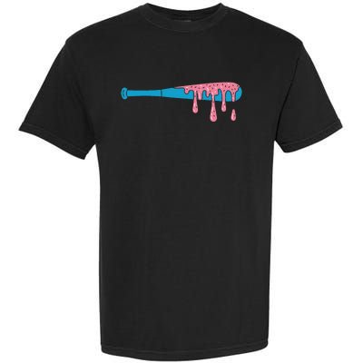 Ice Cream Baseball Bat With Baseball Sprinkles Drip Garment-Dyed Heavyweight T-Shirt